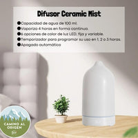 DIFUSOR CERAMIC MIST DE ACEITES ESCENCIALES