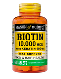 BIOTINA 10,000 PLUS KERATINA 100 MG