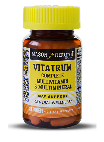 Vitatrum Multivitamínico y Multimineral Completo (30 Tabletas)